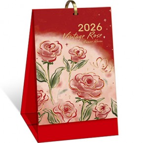 玫瑰星球-高档商务记事台历