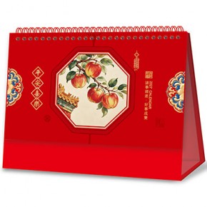 平安喜乐-十三张刺绣工艺台历